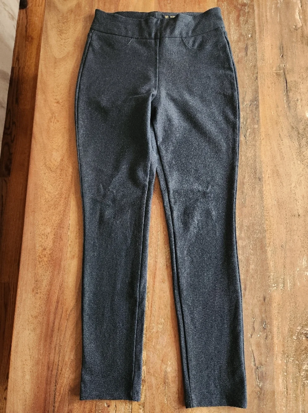 Honeylove Ever Ready Charcoal Black High-Waist Pull-on Pants M
